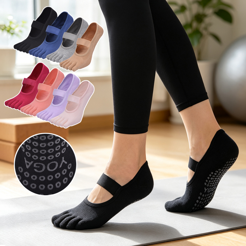 Medias Para Pilates Y Yoga - Calzini da Pilates antiscivolo a cinque